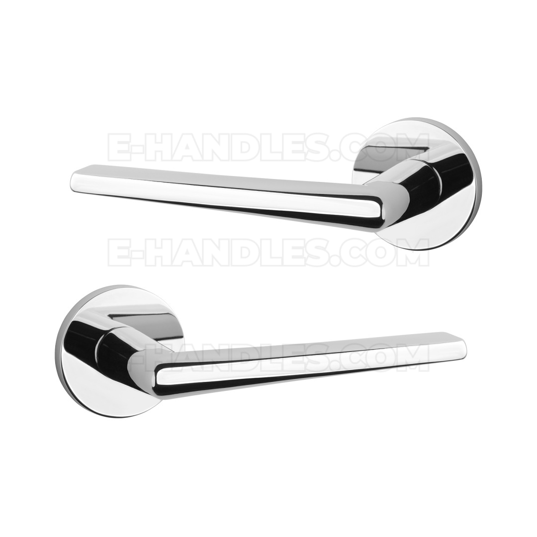 Klamka SALTA Rozeta R slim 7 mm CP - chrom polerowany